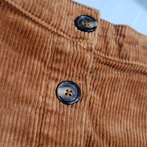 Brown Corduroy Skirt (Forever 21 0X) - Picture 2 of 3